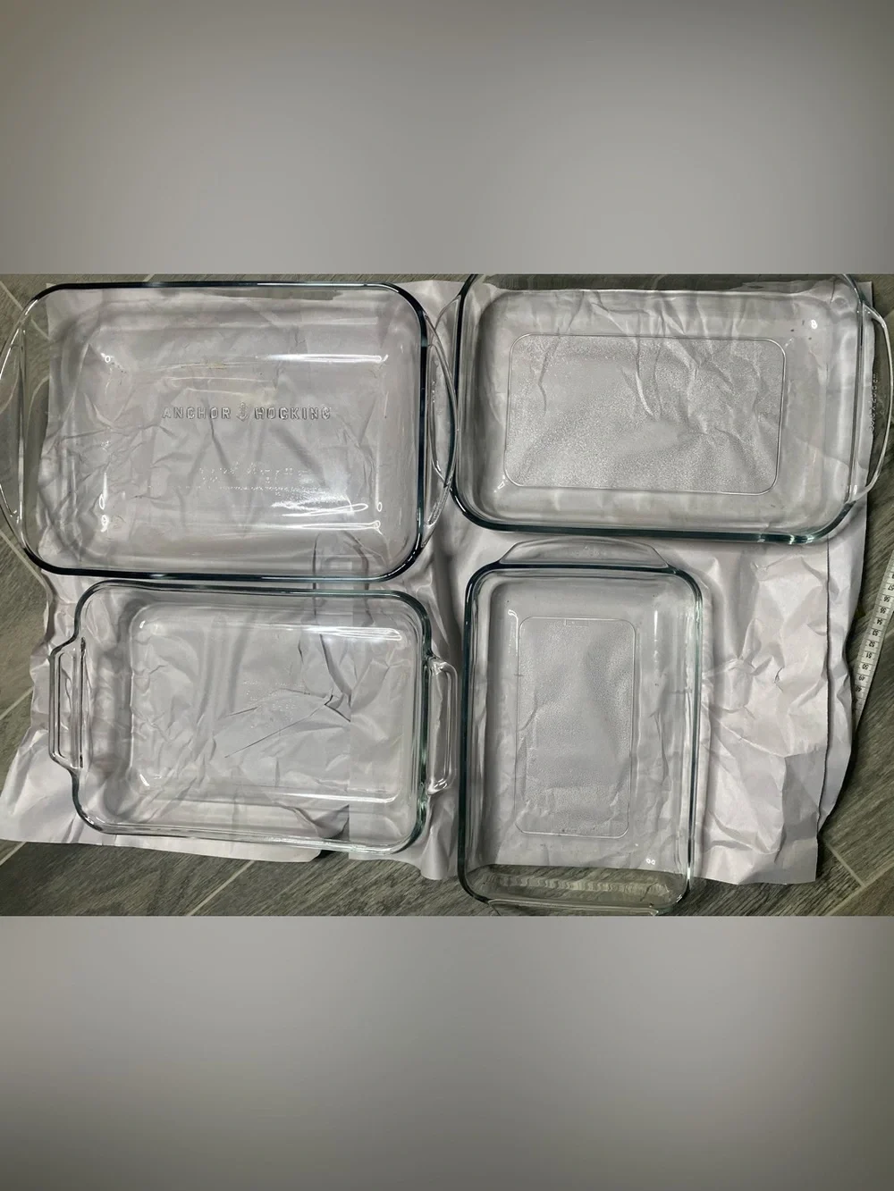 Clear Glass Baking Dishes Assortment